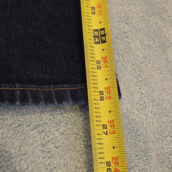 Vintage Levi's 512 Jeans Women's 6 (28x26) Dark Wash Denim Slim Fit Tapered Leg - Picture 10 of 14